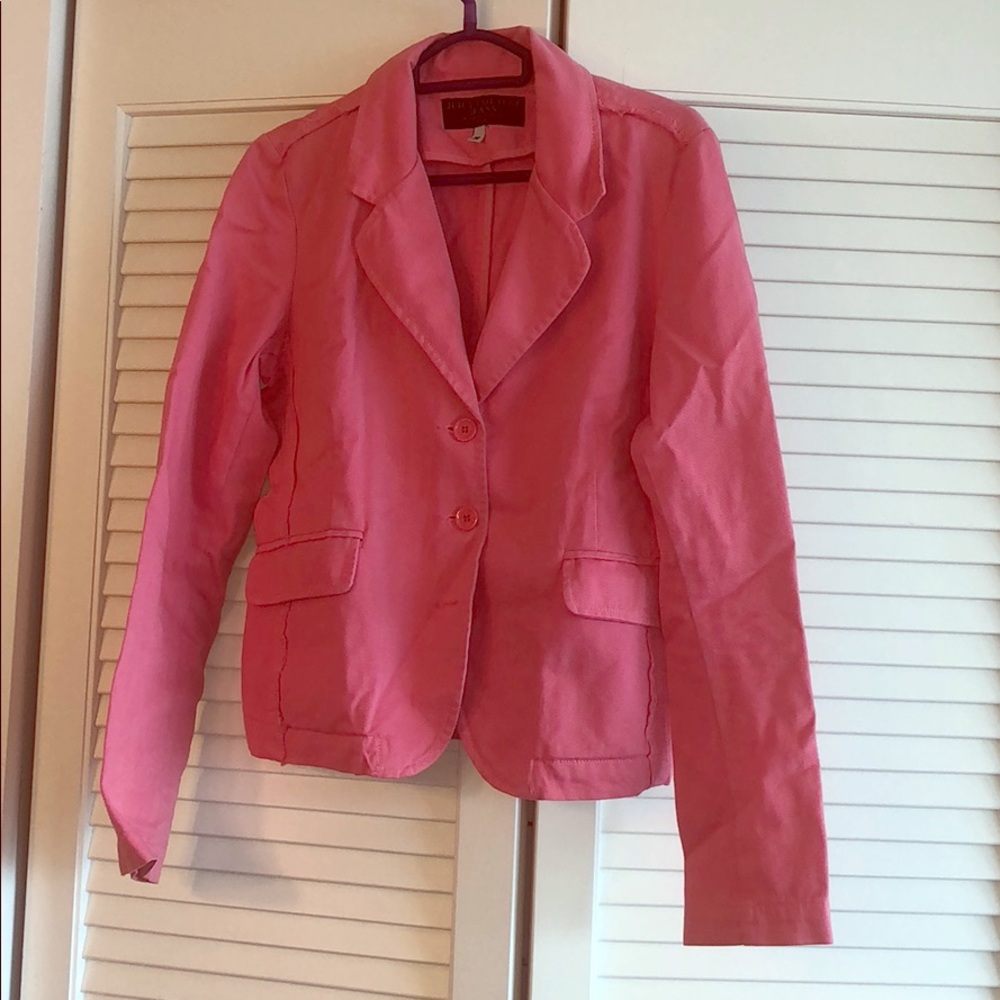 Juicy Couture Jeans Pink Blazer